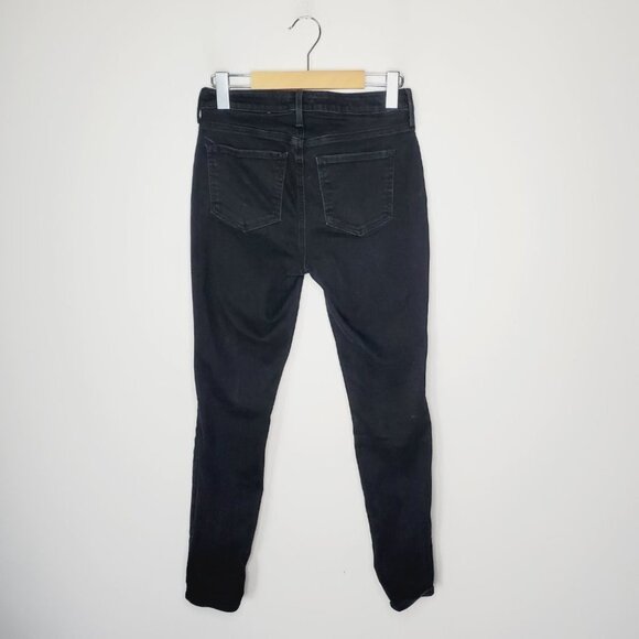 NYDJ Charcoal  Black Liftxtuck Ami Skinny Mid Rise Jeans - Picture 6 of 11